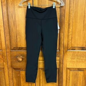 JustFab Active Black Yoga Leggings Moisture Wicking Lightweight XS NWT